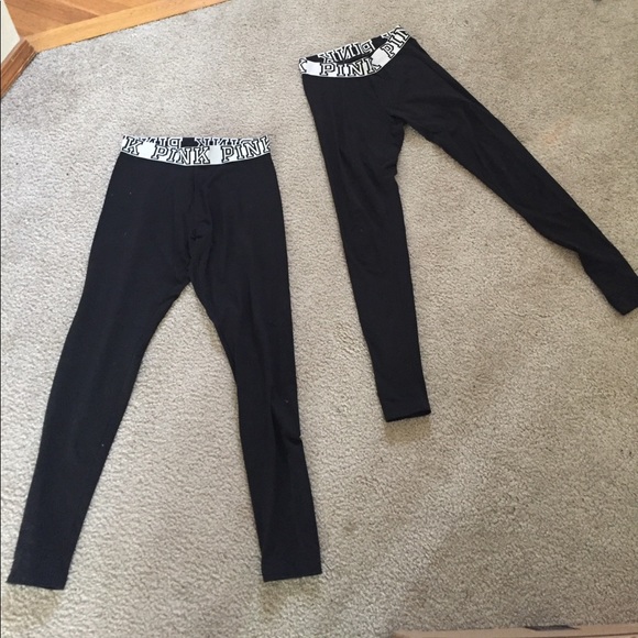 PINK Victoria's Secret Pants - pink leggings XS, M sold PINK Victoria's Secret Pants - pink leggings XS, M sold